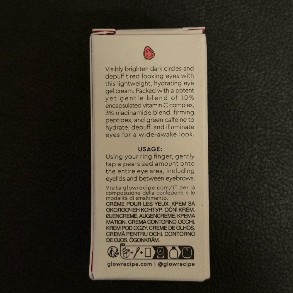 Glow Recipe Guava Vitamin C Bright Eye Gel Cream 15ml - Picture 3 of 4